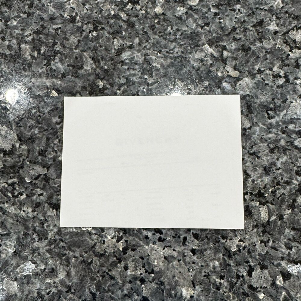 Givenchy White Envelope Authentic Button Add on Logo Storage Flap Open + Tag - Picture 5 of 10